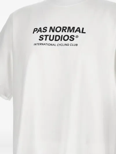 Pas Normal Studios Off-race Logo-print Cotton T-shirt In White