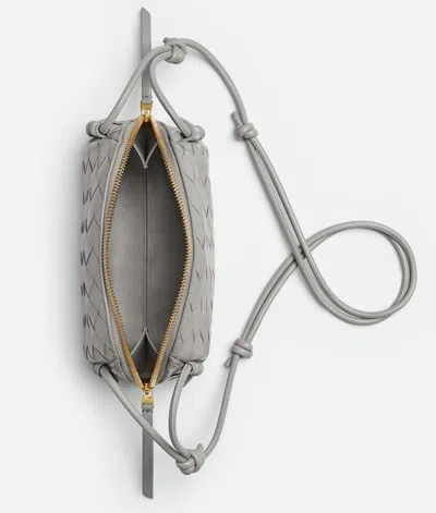 Bottega Veneta Concert Pouch In Silver