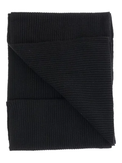 LOGO贴花罗纹围巾