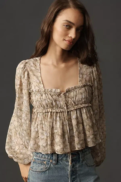 Jacquie The Label Genevieve Blouse In Multi