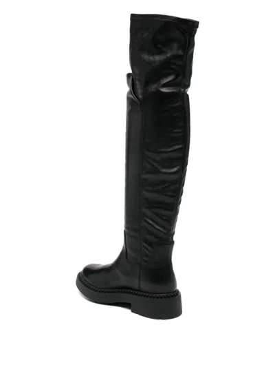 Ash Maxim Over-the-knee Boots In Black