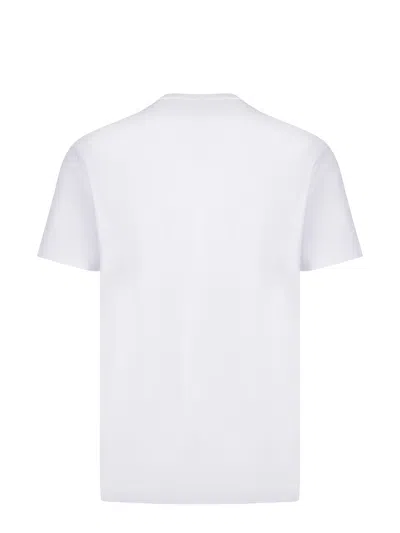 Dsquared2 Classic White T-shirt With Subtle Logo Detail In White