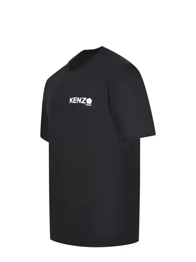 Kenzo Logo Short-sleeved T-shirt In Black
