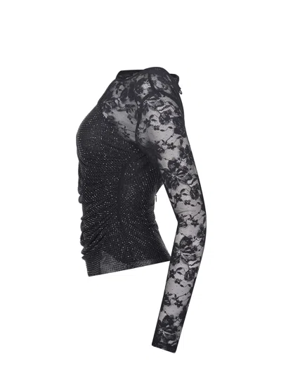 Self-portrait Top  In Black