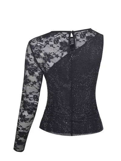 Self-portrait Top  In Black