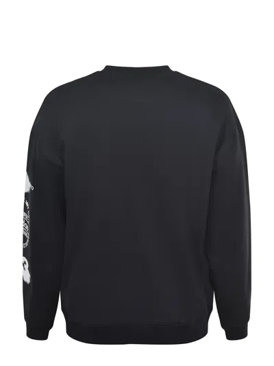 Y-3 Men's Graphic Crew Sweat In Black