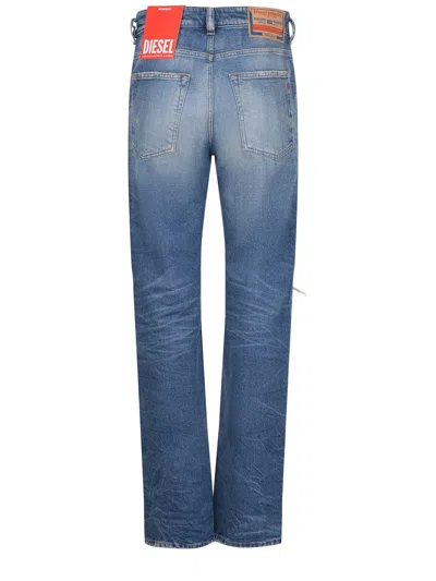Diesel 1988 D-ark Jeans In Blue Cotton In Blue