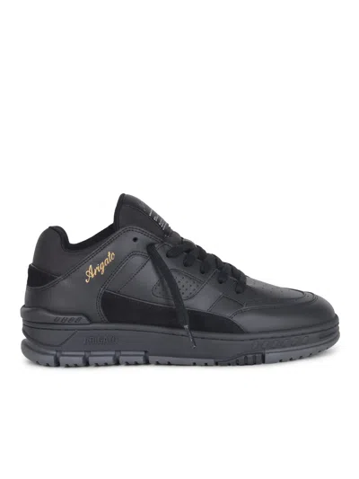 Axel Arigato Low-top Sneakers With Suede Accents And Gold Branding In Black