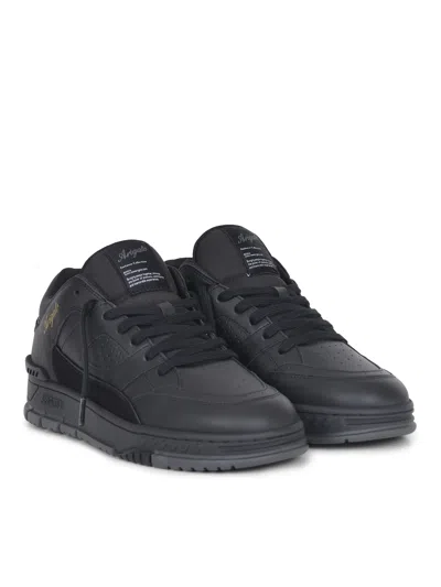Axel Arigato Low-top Sneakers With Suede Accents And Gold Branding In Black