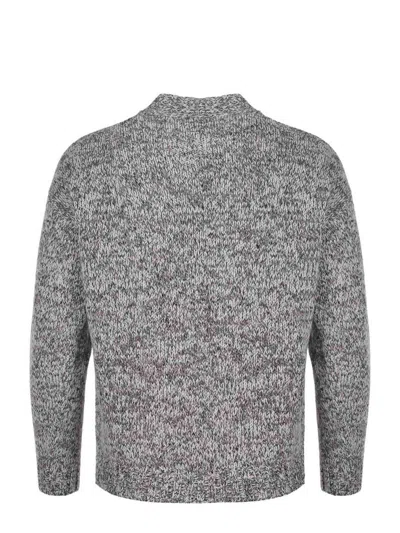 Tagliatore Cardigan Made Of Mixed Wool In Gray