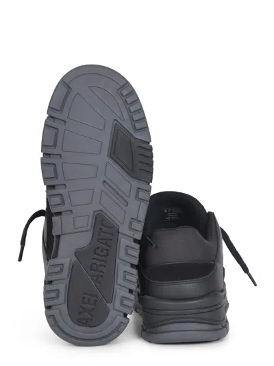 Axel Arigato Low-top Sneakers With Suede Accents And Gold Branding In Black