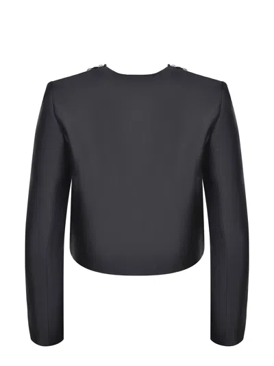 Self-portrait Jacket In Black