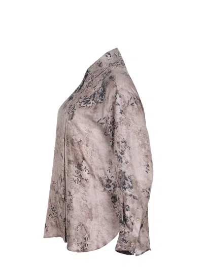 Alysi Shirt Made Of Silk. In Gray