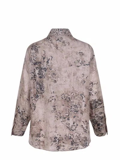 Alysi Shirt Made Of Silk. In Gray