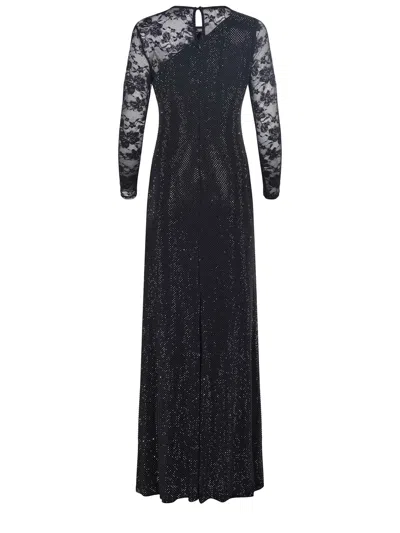 Self-portrait Dresses Blacks And Greys In Black