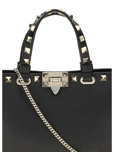 Valentino Rockstud Mini Tote Bag With Chain Strap