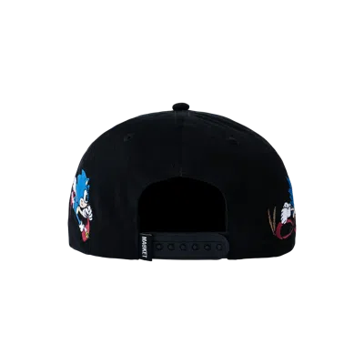 Market X Sonic Run 5 Panel Hat In Black