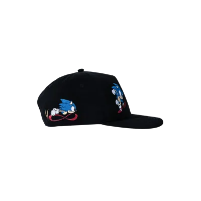 Market X Sonic Run 5 Panel Hat In Black