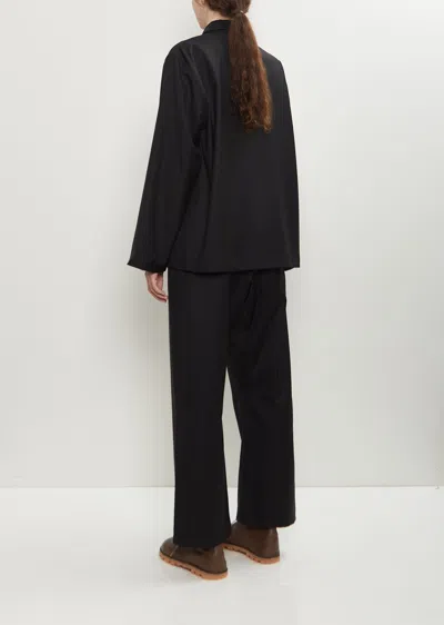 Sofie D'hoore Cimabue Tropical Wool Jacket In Black