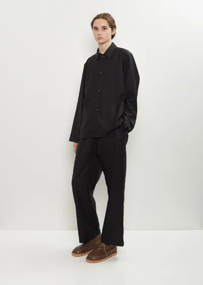 Sofie D'hoore Cimabue Tropical Wool Jacket In Black