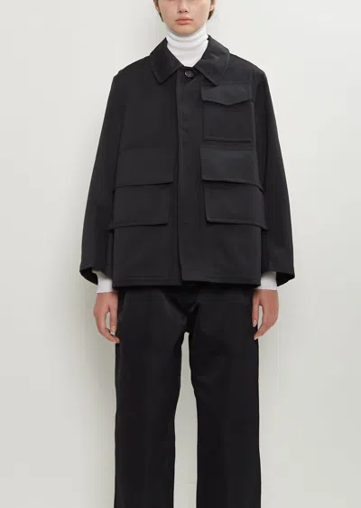 Sofie D'hoore Cooper Multi-pocket Collared Jacket In Black