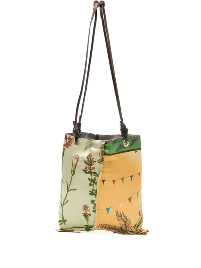 Manipuri Floral-patchwork Tote Bag