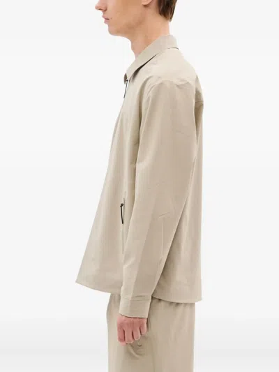 Hiking Patrol Zip-front Pocket Shirt Jacket In Neutral