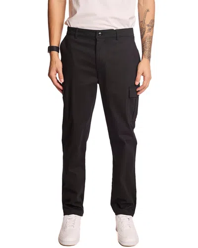 Paisley & Gray Straight Leg Cargo Pants In Black