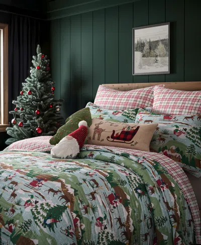 Levtex Home Merry Mountains Reversible 3-pc. Quilt Set, King/california King In Blue