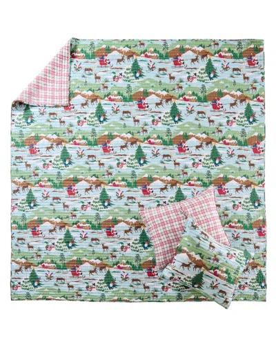 Levtex Home Merry Mountains Reversible 3-pc. Quilt Set, King/california King In Blue