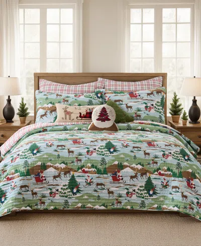 Levtex Home Merry Mountains Reversible 3-pc. Quilt Set, King/california King In Blue