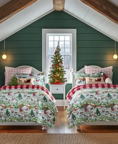 Levtex Home Merry Mountains Reversible 3-pc. Quilt Set, King/california King In Blue