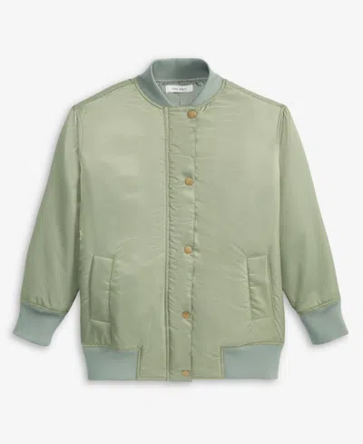 On 34th Women's Oversized Bomber Jacket, Macy's Exclusive In Green