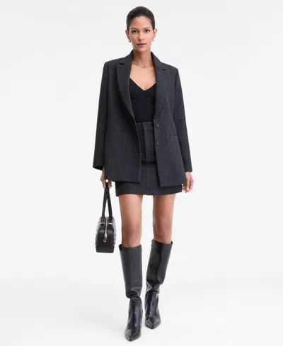 Inc International Concepts Women's Embellished Blazer, Macy's Exclusive In Black