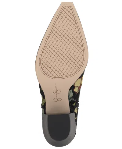 Jessica Simpson Women's Helvona Western Ankle Booties In Multi