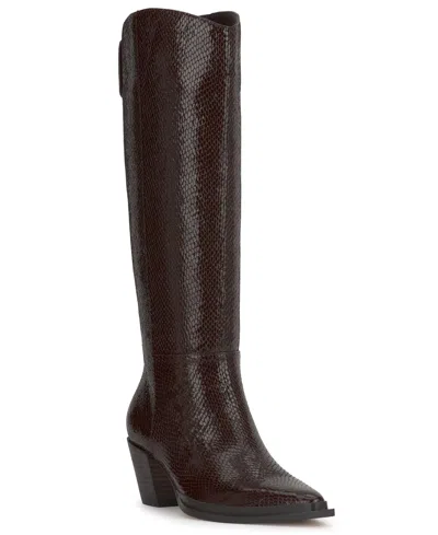 Jessica Simpson Women's Hemmia Tall Pointed-toe Boots In Brown