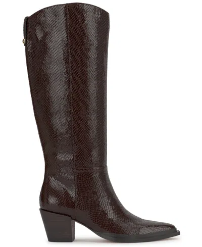Jessica Simpson Women's Hemmia Tall Pointed-toe Boots In Brown