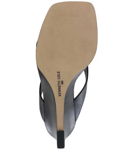 Kenneth Cole New York Women's Susannah Dress Wedge Thong Sandals In Black