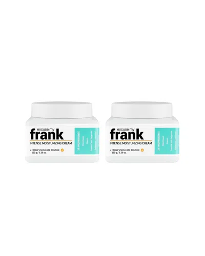 Excuse My Frank Unisex 5.07oz Intense Moisturizing Cream 150ml Pack Of 2