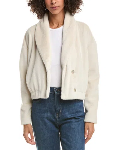 Saltwater Luxe Shawl Lapel Jacket In White