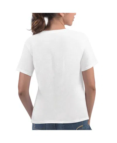 G-iii 4her By Carl Banks Women's White Houston Texans Play The Ball T-shirt In White