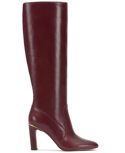 Vince Camuto Gylina Extra Wide Calf Knee High Boot In Burgundy