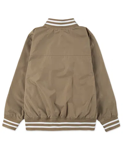 Levi's Boys 8-20 Shiny Mesh Lined Bomber Jacket In Gray