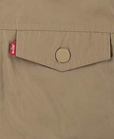 Levi's Boys 8-20 Shiny Mesh Lined Bomber Jacket In Gray