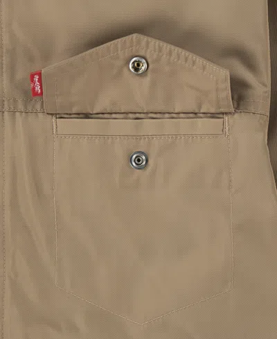 Levi's Boys 8-20 Shiny Mesh Lined Bomber Jacket In Gray