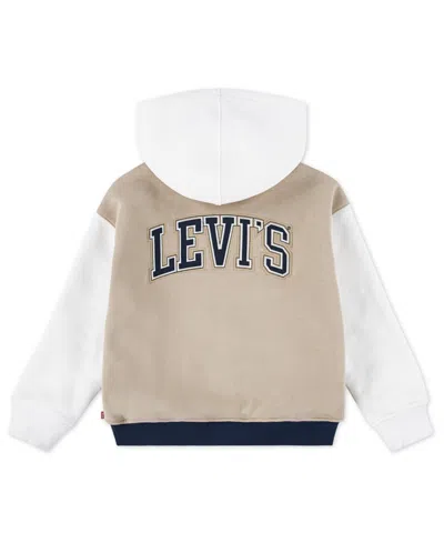 Levi's Boys 2t-4t Varsity Bomber Full Zip Jacket In Multi