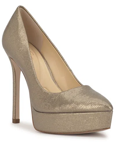 Jessica Simpson Women's Sinelia Platform Stiletto Pumps In Gold