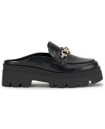 Jessica Simpson Undelie Platform Bit Loafer Mule In Black