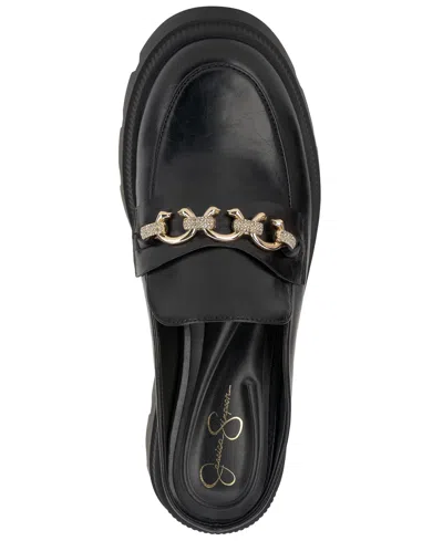 Jessica Simpson Undelie Platform Bit Loafer Mule In Black