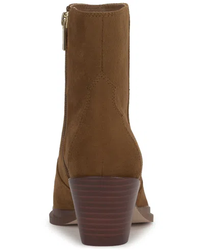 Jessica Simpson Women's Helvona Western Ankle Booties In Nude